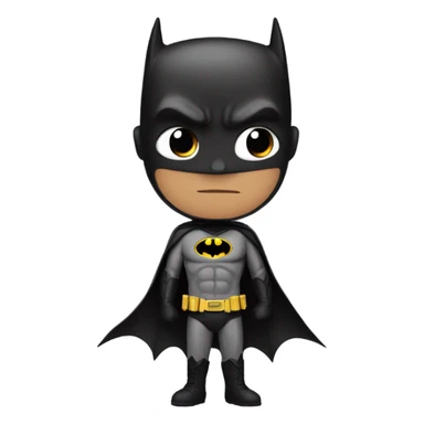 batman with heart hands sticker