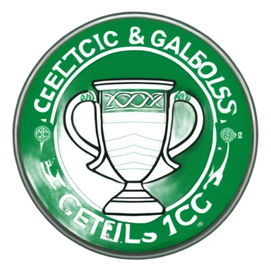 Glasgow Celtic fc badge sticker
