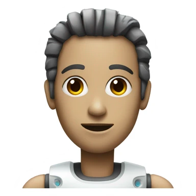 a robotic human sticker