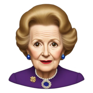 margaret thatcher christmas sticker