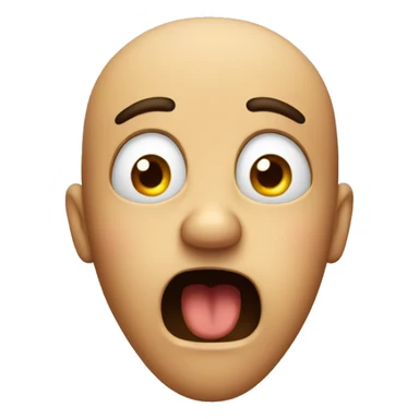 Shocked with hand over face sticker