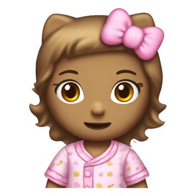 Hello Kitty en pyjama hello kitty  sticker