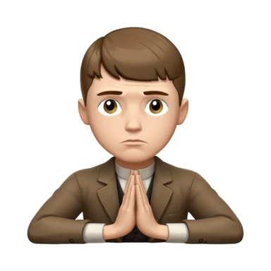 Thomas Shelby Meditating  sticker