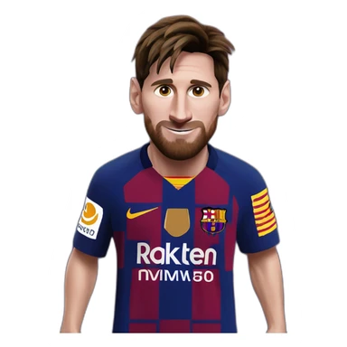 Leo Messi at Barça sticker