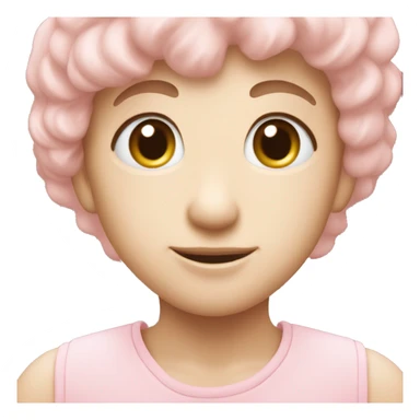 Light pink heart ￼ sticker