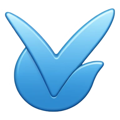 Verificación azul tiktok  sticker