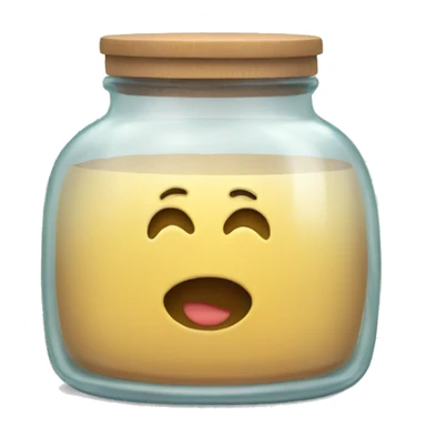 glass cookie jar sticker