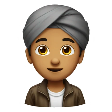 small cute punjabi kid sticker