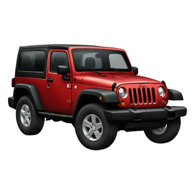 Black jeep wrangler  sticker