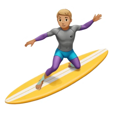 surfing sticker