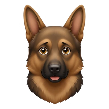 Create a German shepherd emoji sticker