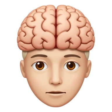 Create 67 emoji with a brain wrote sticker