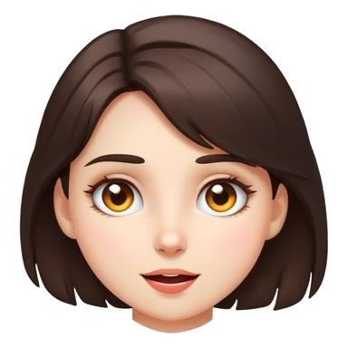 Fantastic emotion!!! (brunette girl) sticker