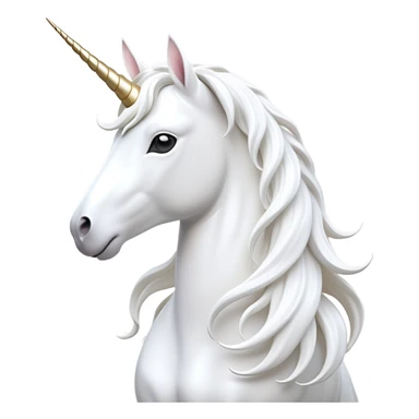 cinematic-beautiful-white-unicorn-emoji,-poised-and-regal,-with-a-slender,-ethereal-form-draped-in-a-pristine-white-color,-a-flowing-mane-and-tail,-and-a-white,-spiraled-horn-that-radiates-pure-light,-simplified-yet-sharp-and-majestic,  sticker