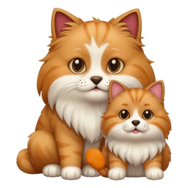 cat dog sticker