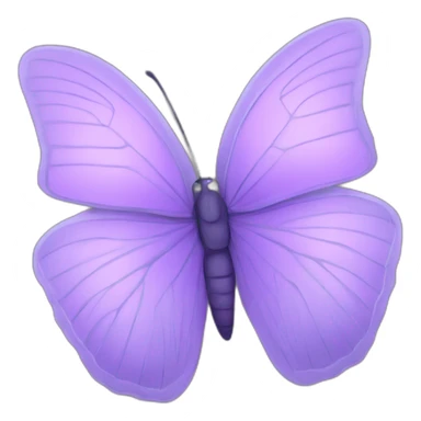 Lilac butterfly sticker