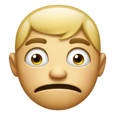 Mad emoji with tear sticker