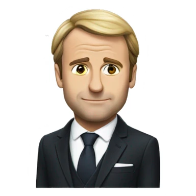macron slip sticker