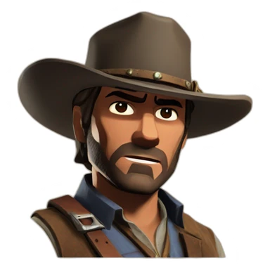 rED DEAD REDEMPTION 2 sticker
