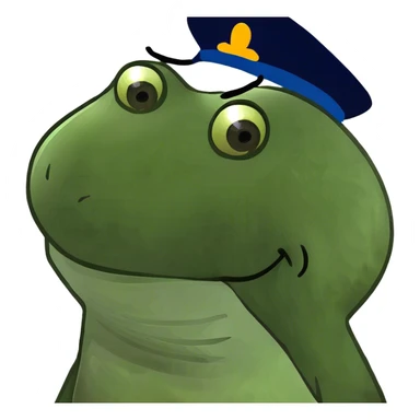 Funny laughing face sticker