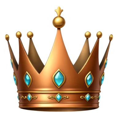 bronze crown sticker