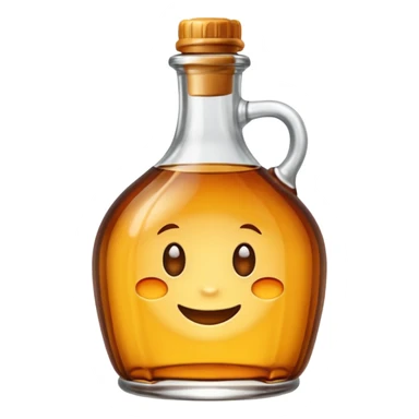 Syrup bottle sticker