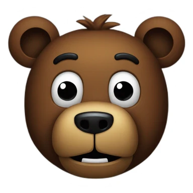 five nights at freddy's bear sticker