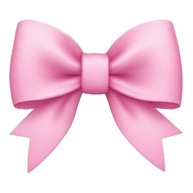 a thin pink bow  sticker