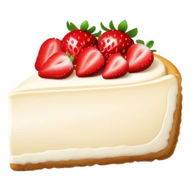 ultra realistic strawberry cheesecake  sticker