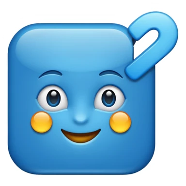 Checkmark blue sticker