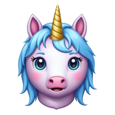 cry unicorn sticker