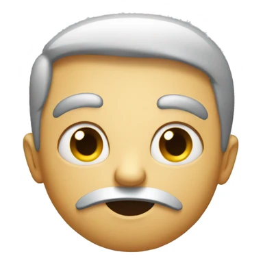 skeptical unamused face sticker