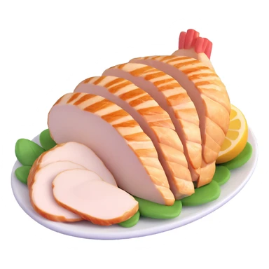 sliced chicken breast sticker
