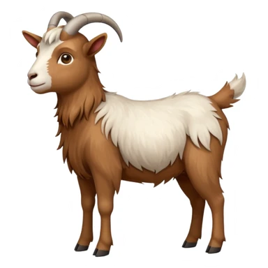 A goat sticker