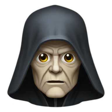 Darth sidious hood sticker