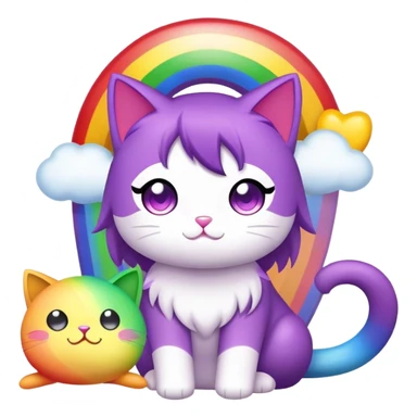Aphmau toys called meemeows rainbow edition sticker