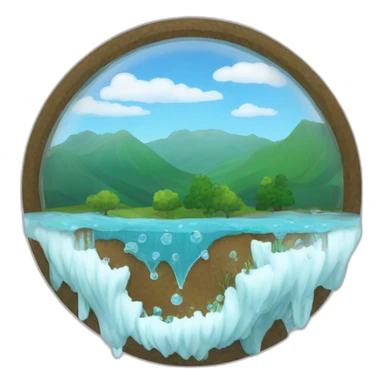 hydrological cycle sticker