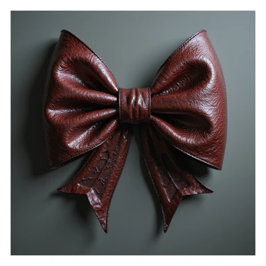 gothic bow, photorealistic style, variation 2 sticker