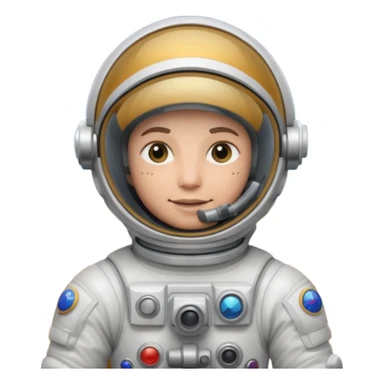 Make a astronaut with a raygun sticker