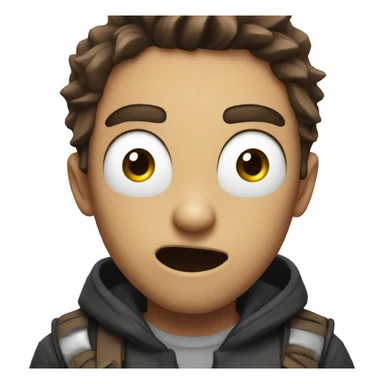 Shock face omniheroes sticker