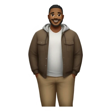 Plus plus plus size man sticker