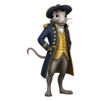 Éric Zemour chevauche  un rat sticker