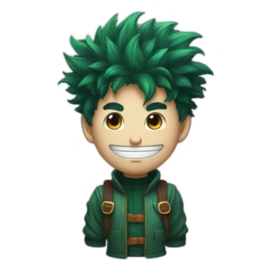 Villain deku sticker