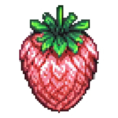 neon acid strawberry sticker