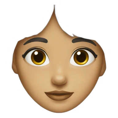 canadian-girl-black-bangs sticker