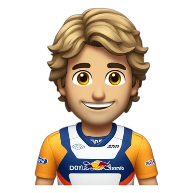 Carlos Sainz sweat smile sticker