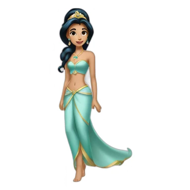 princesse jasmine sticker