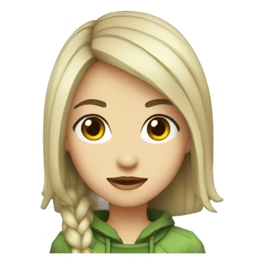 pixel gaming girl sticker