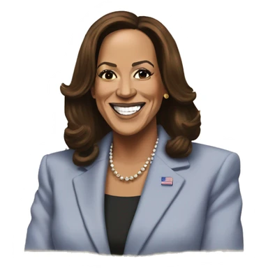 Donald trump winning Kamala Harris  sticker
