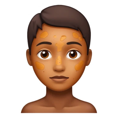 skin with hyperpigmentation sticker